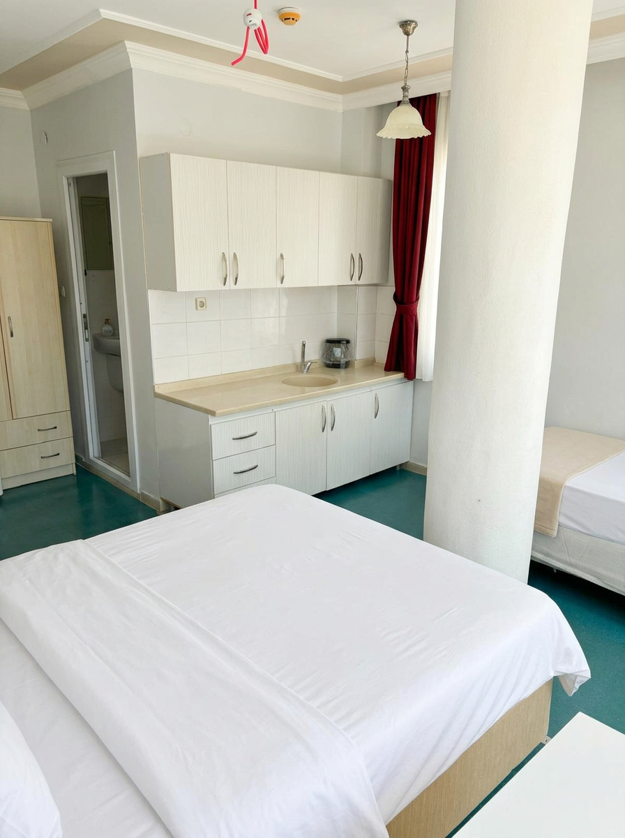 Kardelen Hotel stüdyo oda iç mekan